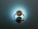 Lila Love! Fantastischer Tansanit 1 ct Ring Wei&szlig; Gold 750 Diamanten