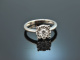 Love Star! Fantastischer Verlobungs Engagement Ring Wei Gold 750 Brillanten 0,7 ct