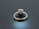 Love Star! Fantastischer Verlobungs Engagement Ring Weiß Gold 750 Brillanten 0,7 ct