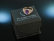 Violet Love Affaire! Wonderful amethyst diamond ring rose gold 750 diamonds