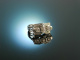 Vintage around 1970! Finest Brilliant Ring 0,9 ct White Gold 750