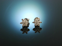 Diamond Flowers! Feine Diamant Ohrstecker in...