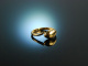 Traumhafter Schlangen Ring! Gelb Gold 750 Diamanten in Brillant Schliff
