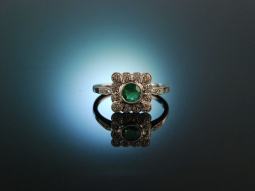 Emerald Dream! Wundervoller Diamant Smaragd Verlobungs...