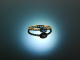 My Little Sapphire Love! Verlobungs Freundschafts Ring Gelb Gold 750 Saphir