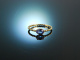 My Little Tanzanite Love! Engagement Verlobungs Ring Gelb Gold 750 Tansanit