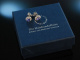 Classy Blue! Wundervolle Tansanit Ohrringe Wei&szlig; Gold 750 Diamanten