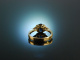 Marry Me! Wundervoller Saphir Diamant Verlobungs Ring Gelb Gold 750