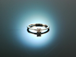 Marry me! Klassischer Verlobungs Ring Brillant 0,2 ct...