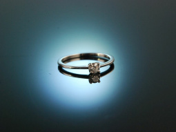 Marry me! Klassischer Verlobungs Ring Brillant 0,2 ct...