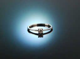 Marry me! Klassischer Verlobungs Ring Brillant 0,2 ct...