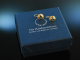 Around 1930! Time typical earrings gold 333 tourmaline green Verneuil spinel