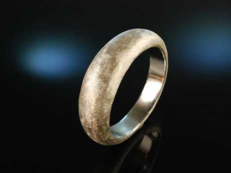 Icy Silver Bangle! Gro&szlig;er satinierter Armreif Sterling Silber 925