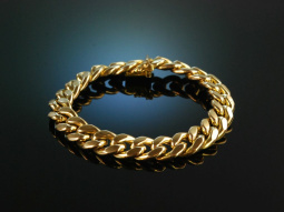Around 1970! Classic tank bracelet gold 333 Fa. Binder...
