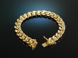 Around 1970! Classic tank bracelet gold 333 Fa. Binder...