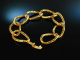 Around 1970! Chic links bracelet silver 835 gold plated