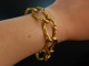 Around 1970! Chic links bracelet silver 835 gold plated