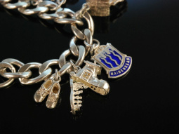 Vintage charms! Charm Bracelet charm bracelet silver 925...
