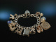 Vintage Charms! Charm Bracelet Bettelarmband Silber 925 Birmingham 1976