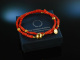 Cool Coral! Fancy Armband Silber 925 vergoldet Edel Koralle Sardegna