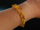 Golden Sun! Fancy Armband Silber 925 vergoldet Citrin Calcit