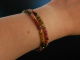 Elegant Rainbow! Fancy Armband Silber 925 vergoldet Turmalin im Farbverlauf