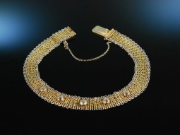Vienna around 1915! Precious bracelet platinum gold 585...