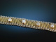 Wien um 1915! Edles Armband Platin Gold 585 Altschliff Diamanten 0,55 ct