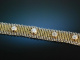 Vienna around 1915! Precious bracelet platinum gold 585 old cut diamonds 0,55 ct