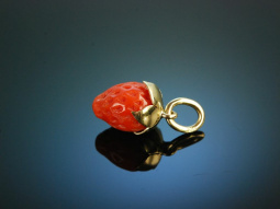 From our studio! Strawberry Pendant Mediterranean Fine...