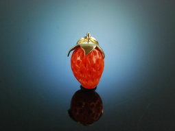 From our studio! Strawberry Pendant Mediterranean Fine...