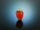 From our studio! Strawberry Pendant Mediterranean Fine Coral Gold 585