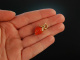 From our studio! Strawberry Pendant Mediterranean Fine Coral Gold 585