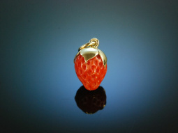 From our studio! Strawberry Pendant Mediterranean Fine...