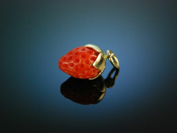 From our studio! Strawberry Pendant Mediterranean Fine...