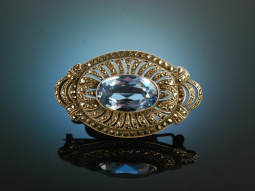 Art Deco around 1920! Large Brooch Silver 800 Verneuil...