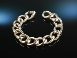 Around 1970! Chic heavy vintage bracelet silver 925
