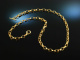 Around 1950! Beautiful Handmade Links Chain Silver Gold Plated