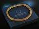 Around 1995! Beautiful heavy knitted tube chain silver 925 gold plated