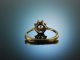 Say yes! Sch&ouml;ner Vintage Brillant Verlobungs Ring Gold 585 ca. 0,35 ct
