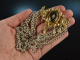 Österreich um 1850! Historische Trachten Kropfkette Schaumgold Silber 6reihig