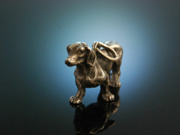 Munich Zamperl! Big Dachshund Pendant Silver 925 Handmade