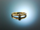 My Love! Klassischer Vintage Verlobungs Solit&auml;r Brillant Ring Gold 585