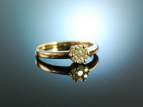 Say yes! Edler klassischer Verlobungs Brillant Ring ca. 0,2 ct Gold 585