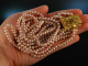 Tegernsee around 1930! Beautiful traditional costumes Dirndl crop necklace 6 row cultured pearls gold plated garnet