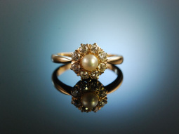 &Ouml;sterreich um 1900! Historischer Ring Naturperle...