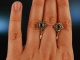 Vienna around 1950! Sweet pair of traditional costumes Dirndl earrings silver gold plated garnet beads