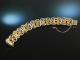 Vienna around 1950! Beautiful Traditional Dirndl Bracelet Silver 800 Gold Plated Garnets