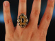 Gmund um 1970! Trachten Dirndl Set Kette Armband Ring Silber 835 vergoldet Granate
