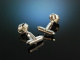 Around 1985! Beautiful classic knot cufflinks silver 835